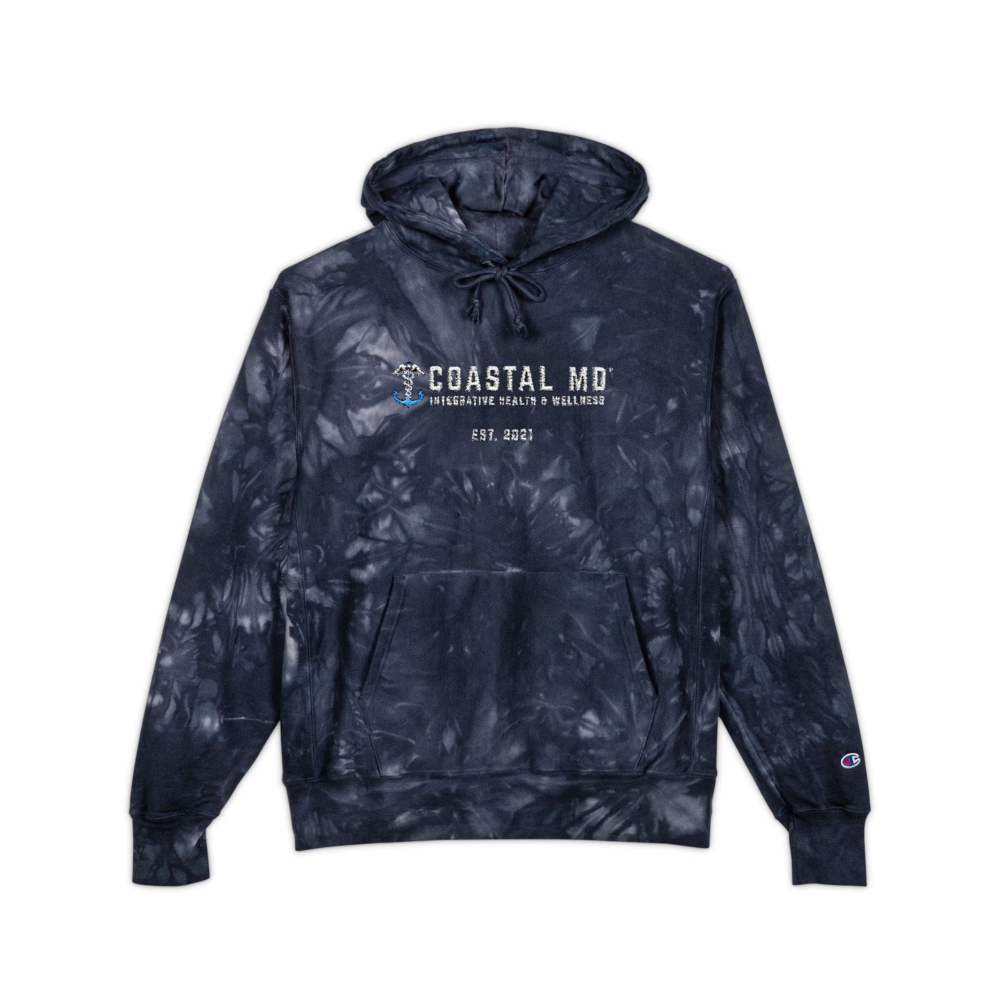 Tie-Dye Hoodie - LIMITED EDITION Coastal MD™ Embroidered Champion Sweater