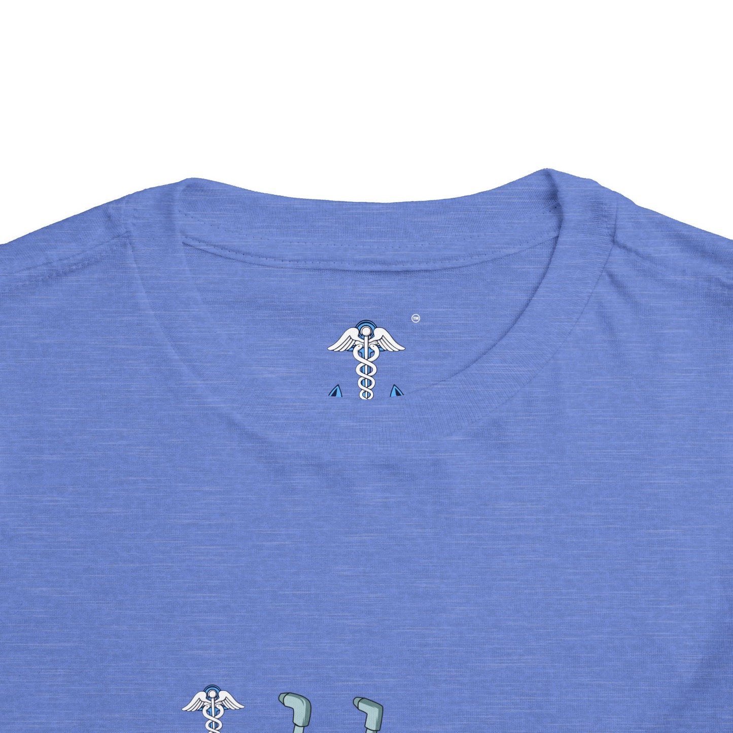 Toddler Tee — Patriotic Monster Truck with Anchor Graphic