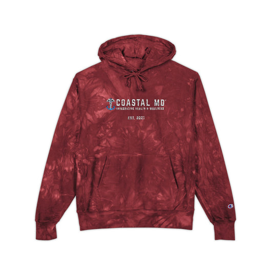 Tie-Dye Hoodie - LIMITED EDITION Coastal MD™ Embroidered Champion Sweater