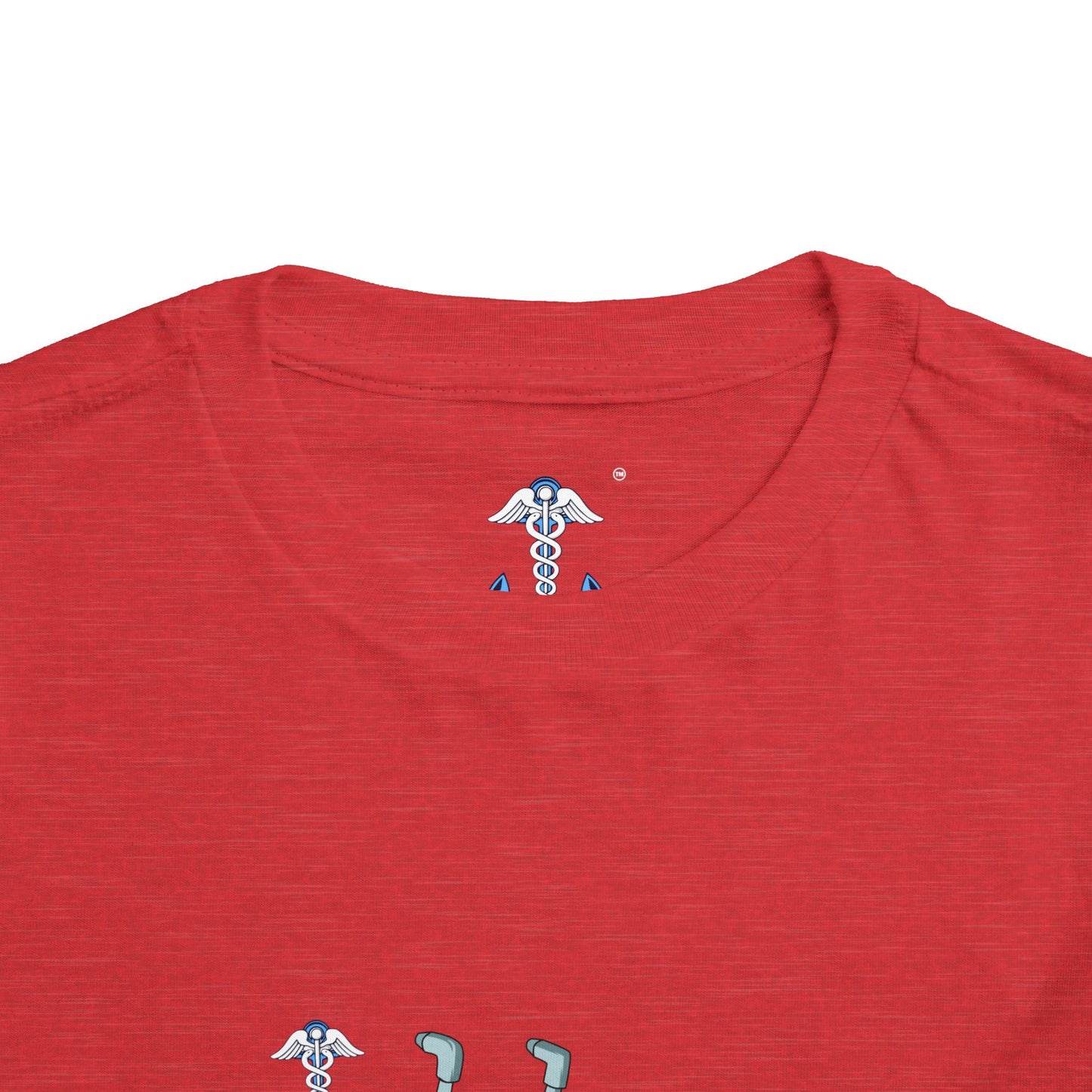 Toddler Tee — Patriotic Monster Truck with Anchor Graphic