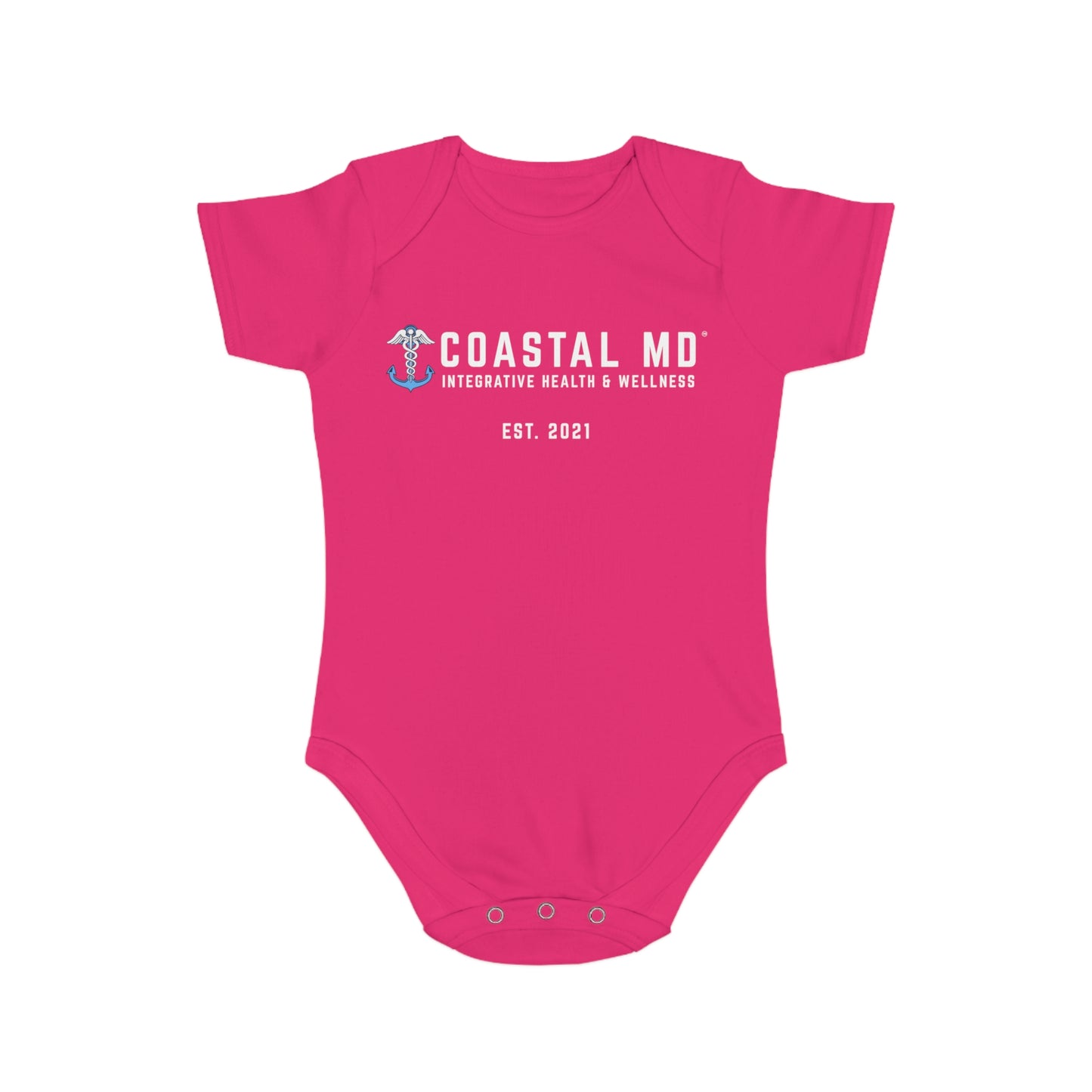 Nautical Anchor Baby Bodysuit – Cute Infant Short Sleeve Onesie